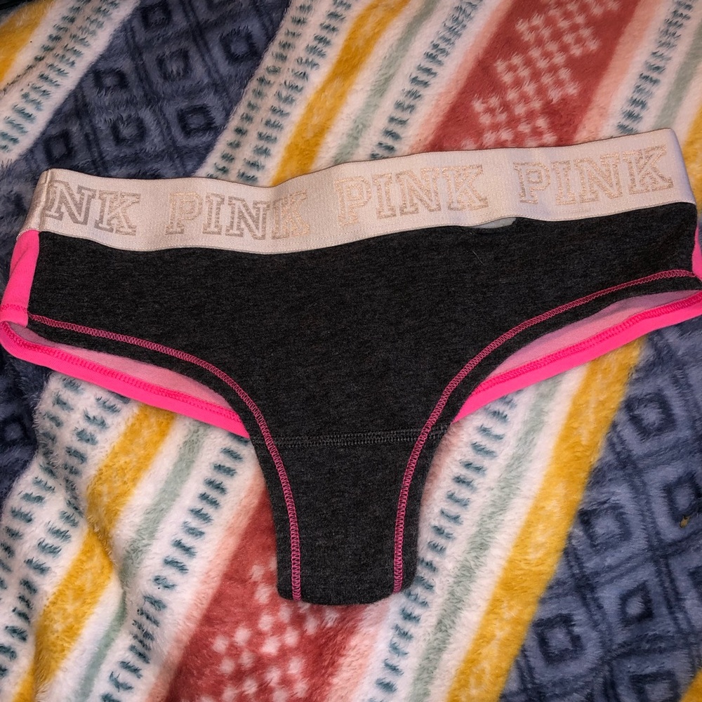 PINK grey / hot pink pantie